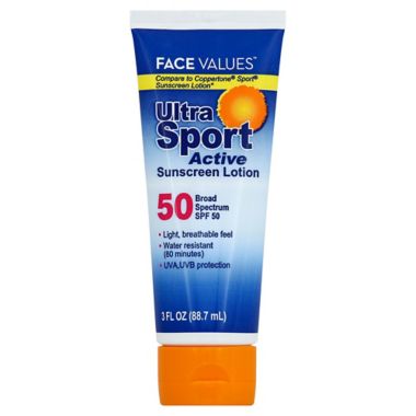 Harmon&reg; Face Values&trade; 3 fl. oz. Sun Lotion SPF 50. View a larger version of this product image.