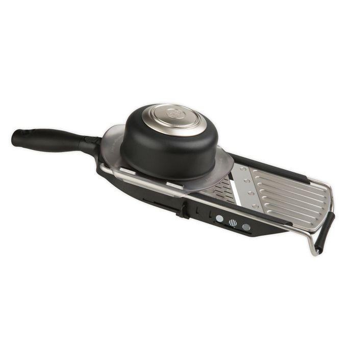 Progressive International Stainless Steel Mandoline in Black Bed Bath