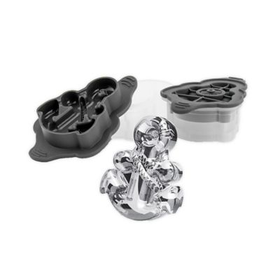 Tovolo&reg; Anchor Ice Mold in Charcoal (Set of 2)