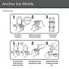 Alternate image 4 for Tovolo&reg; Anchor Ice Mold in Charcoal (Set of 2)