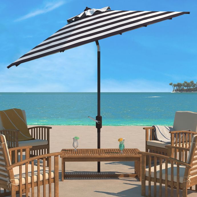 Safavieh Iris Fashion Line 11 Foot Round Patio Umbrella Bed Bath Beyond