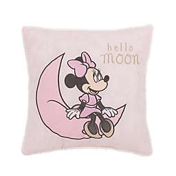 Disney® Twinkle Twinkle Minnie Mouse "Hello Moon" Throw Pillow in Pink