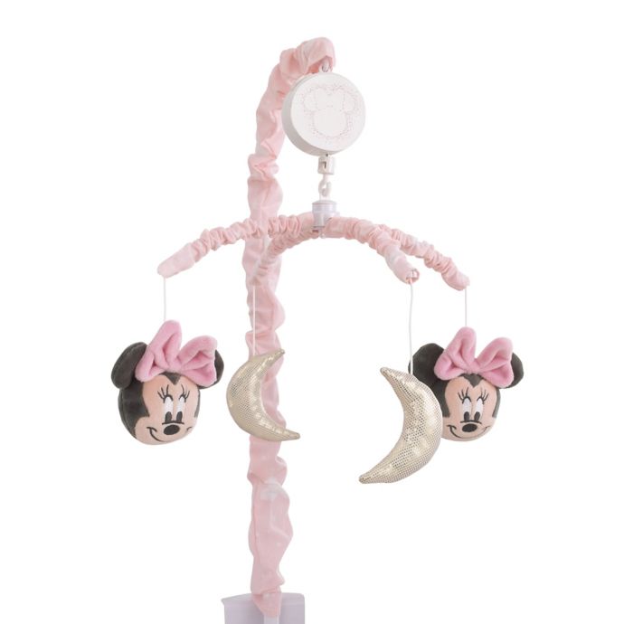 Disney Twinkle Twinkle Minnie Mouse Musical Mobile In Pink