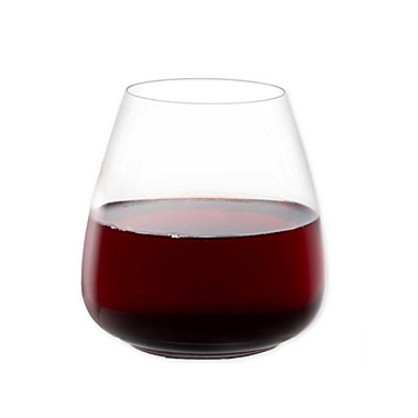 JoyJolt&reg; Black Swan Stemless Red Wine Glasses (Set of 4). View a larger version of this product image.
