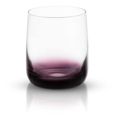 Set Of 8 JoyJolt Black Swan Rocks Glass And Highball Glass Collection,Premium Lead Free Crystal Glassware