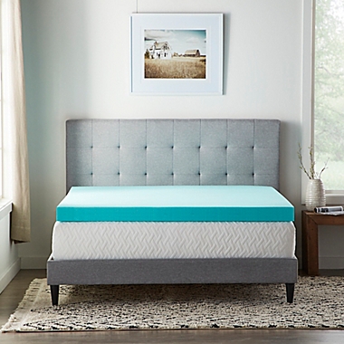 Dream Collection&trade; by LUCID&reg; 4-Inch Gel Memory Foam Queen Mattress Topper. View a larger version of this product image.