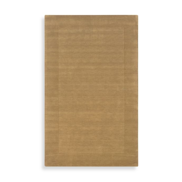 Rizzy Home Bordered Platoon Area Rug in Latte Bed Bath & Beyond