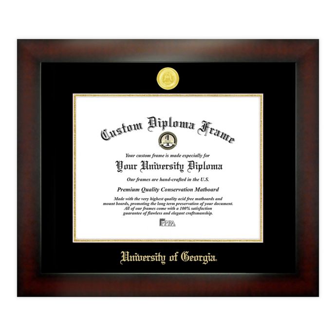 University of Georgia 12-Inch x 15-Inch Medallion Diploma Frame | Bed ...