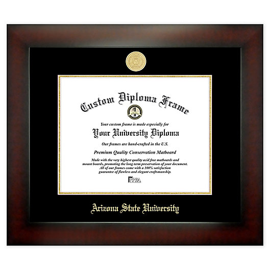 Alternate image 1 for Arizona State University 8.5-Inch x 11-Inch Medallion Diploma Frame