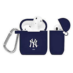 MLB New York Yankees Silicone Cover for Apple AirPods Charging Case in Navy