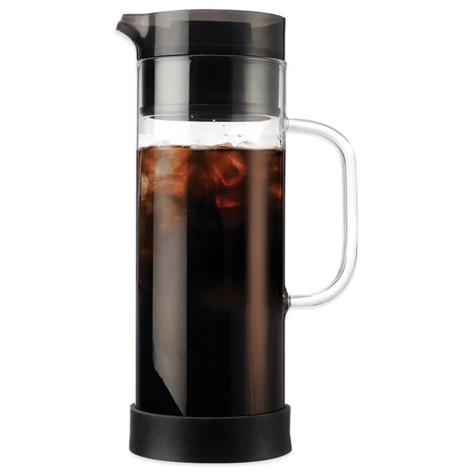 Oxo Good Grips 4 Cup Gray Cold Brew Drip Coffee Maker With Filter 1272880 The Home Depot