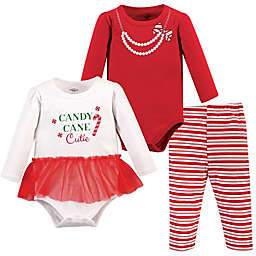 Little Treasure™ 3-Piece Holiday Bodysuits and Pant Set