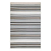 Mad Mats&reg; Stripes 4&#39; x 6&#39; Indoor/Outdoor Area Rug in Cool Grey