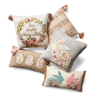 Spring and Easter Throw Pillow 