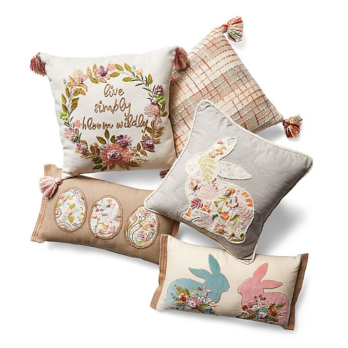 throw pillows at bed bath and beyond