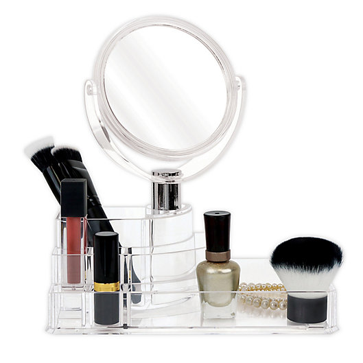 Alternate image 1 for Splash® Cosmetic Organizer with Mirror
