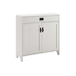 Crosley Furniture Fremont Accent Cabinet in Distressed White