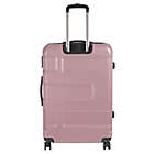 Alternate image 1 for Club Rochelier Deco 28-Inch Hardside Spinner Checked Luggage in Pink