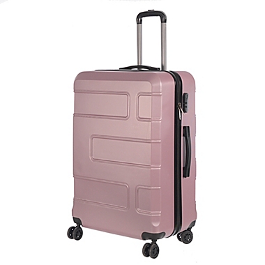 Club Rochelier Deco 28-Inch Hardside Spinner Checked Luggage in Pink. View a larger version of this product image.