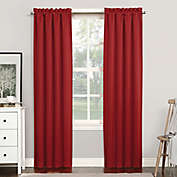Sun Zero&reg; Mariah Room Darkening 63-Inch Rod Pocket Curtain Panel in Red (Single)