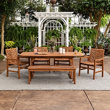 Forest Gate Olive Acacia Wood Patio Furniture Collection. View a larger version of this product image.