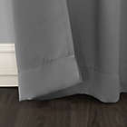 Alternate image 2 for Sun Zero&reg; Mariah 95-Inch Tab Top Curtain Panel in Grey (Single)