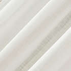 Alternate image 3 for Archaeo&reg; Border Cotton Blend Sheer 84-Inch Window Curtain  Panel in White (Single)