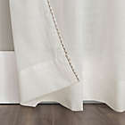 Alternate image 4 for Archaeo&reg; Border Cotton Blend Sheer 84-Inch Window Curtain  Panel in White (Single)
