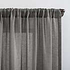 Alternate image 3 for Clean Window&reg; Crushed Texture Anti-Dust 84-Inch Sheer Curtain Panel in Grey (Single)