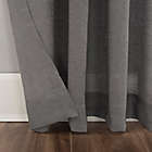 Alternate image 5 for Clean Window&reg; Crushed Texture Anti-Dust 84-Inch Sheer Curtain Panel in Grey (Single)