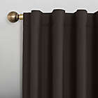 Alternate image 1 for Sun Zero&reg; Cyrus 84-Inch Back Tab 100% Blackout Window Curtain Panel in Cocoa (Single)
