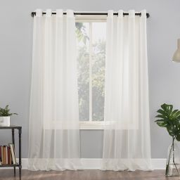 No. 918® Emily 95-Inch Grommet Window Curtain Panel in Eggshell (Single)