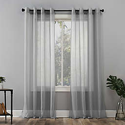 No. 918® Emily 63-Inch Grommet Window Curtain Panel in Silver Grey (Single)