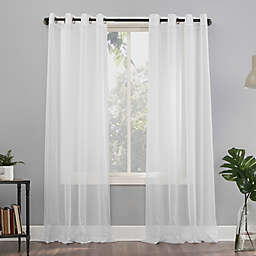 No. 918® Emily 95-Inch Grommet Window Curtain Panel in White (Single)