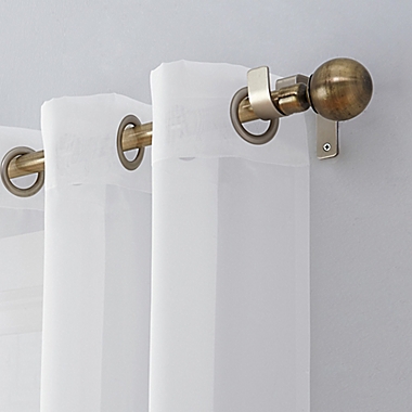 No. 918&reg; Emily 95-Inch Grommet Window Curtain Panel in White (Single). View a larger version of this product image.