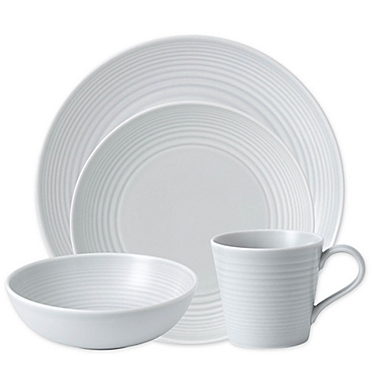 Gordon Ramsay by Royal Doulton&reg; Maze Dinnerware Collection in Light Grey. View a larger version of this product image.