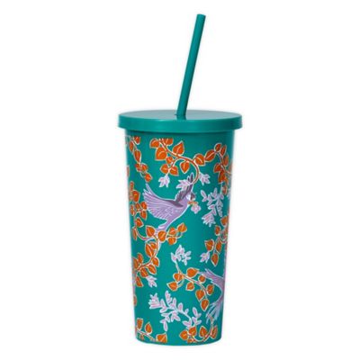 kate spade new york Bird Party Tumbler with Straw