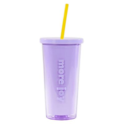 kate spade new york More Joy Tumbler with Straw