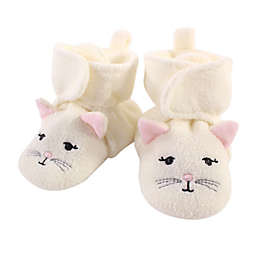 Hudson Baby® Size 12-18M Kitty Booties in Beige