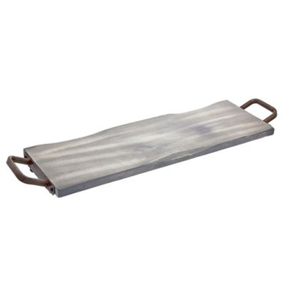 grey wooden serving tray