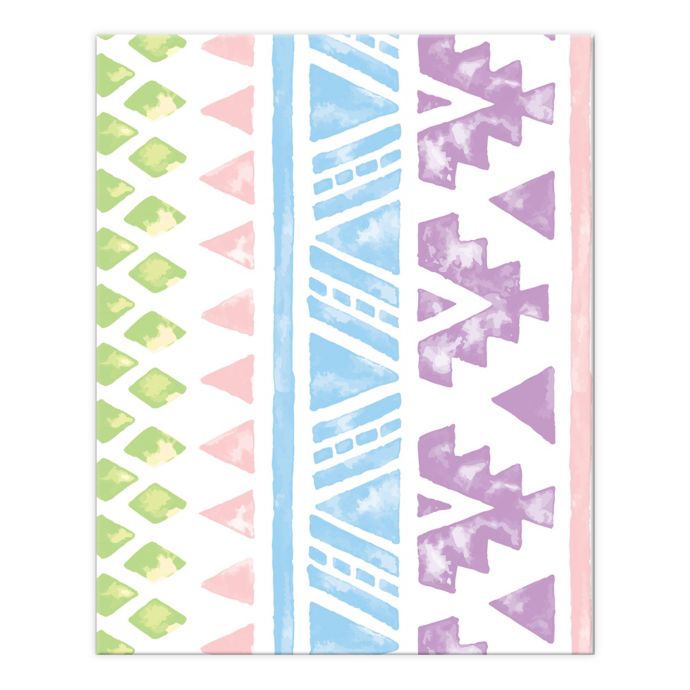 Pastel Aztec Pattern 16x20 Canvas Wall Art Bed Bath Beyond