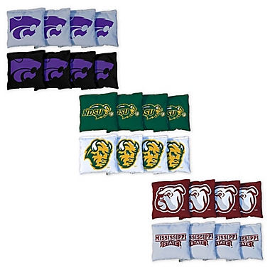 Victory Tailgate NCAA Collegiate Regulation Cornhole Game Bag Set 8 Bags Included, Corn-Filled 600 Schools Available 