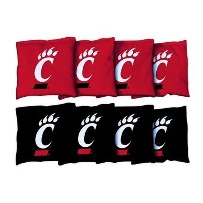 8 College Vault University of Cincinnati Bearcats Regulation Corn Filled Cornhole Bags 