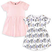 Hudson Baby&reg; 2-Pack Safari Dress in Pink