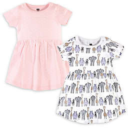 Hudson Baby&reg; 2-Pack Safari Dress in Pink