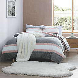 UGG® Keily Polar Faux Fur 3-Piece Full/Queen Comforter Set in Sunset Stripe