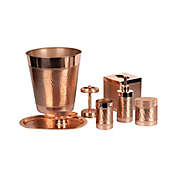 Nu Steel Hudson 8-Piece Stainless Steel Bath Ensemble Set in Copper