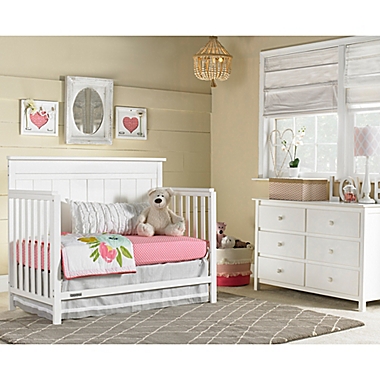 fisher-price&reg; Clayton 4-in-1 Convertible Crib in Snow White. View a larger version of this product image.