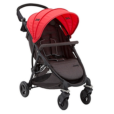 Delta Children Jeep&reg; Gemini Stroller in Red/Grey. View a larger version of this product image.