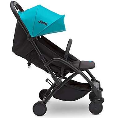 Delta Children Jeep Breeze Single Stroller in Black/Blue. View a larger version of this product image.